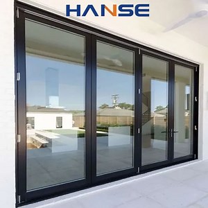 [Hot Item] Foshan Exterior Aluminum Door Simple 4 Panel Sliding Doors Main Designs Low-E Glass Aluminum Double Glazed Glass Door