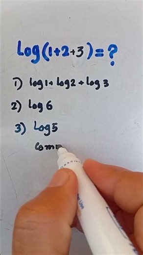 Logarithm Quiz 🤔#maths #mathstricks #shorts