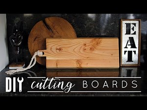Easy DIY Cutting Boards