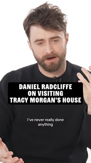 Collider on Instagram: "Daniel Radcliffe joined us on the Collider Behind the Scenes YouTube channel recently to talk NBC’s The Fall and Rise of Reggie Dinkins. He also shared the most incredible thing he saw on a visit to Tracy Morgan’s house! 🐠 #DanielRadcliffe #TracyMorgan #BehindTheScenes #TheFallAndRiseOfReggieDinkins"
