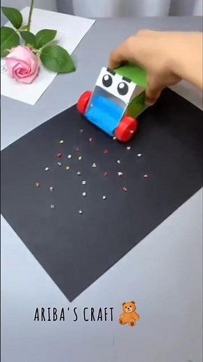 😱DIY paper floor cleaning machine #shorts #diy #craft #art #love