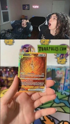 We Pulled The RAREST Gold Card From Crown Zenith… 😱🔥 #pokemon #pokemoncards #pokemontcg