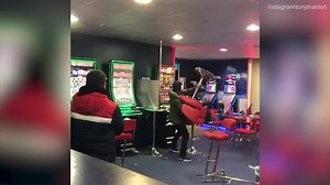 Man uses chairs to smash up Cowley Betfred betting machines