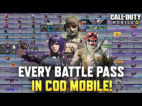 COD Mobile Battle Pass Evolution! (2019 - 2023) Every Battle Pass in CODM!
