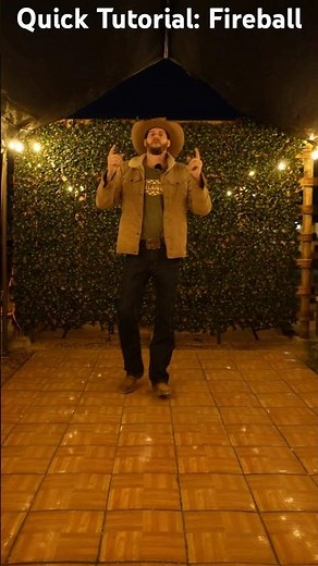 Quick Tutorial: Fireball #pitbull #fireball #linedancelessons #linedancing #linedance #linedancer