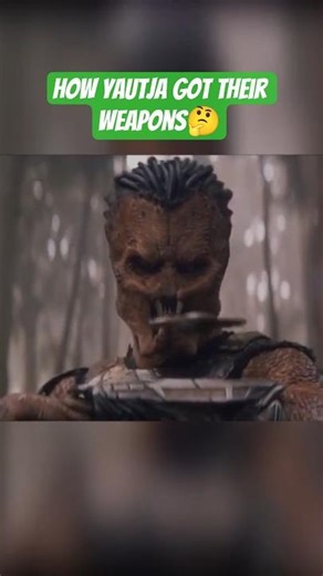 How Yautja got their weapons?🤔 #predator #yautja