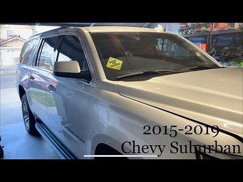 2016-2019 Chevy Suburban OIL CHANGE- step by step