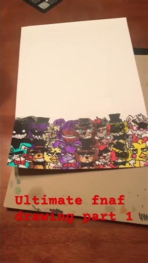 Ultimate fnaf drawing part 1 #fnaf #music #art