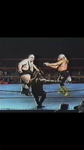 Road Warriors vs King Kong Bundy/Jimmy Valiant 1984 # #80s #wrestling #roadwarriors #nwawrestling