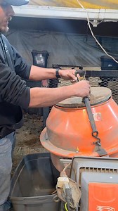 Loading the tumbler last night with blocks for our block haulers. (Music only this time) | Papa's Wooden Toy Shop