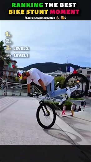 Ranking 5 Most INSANE Bike Stunts! 🤯🚲#shorts #bikestunt