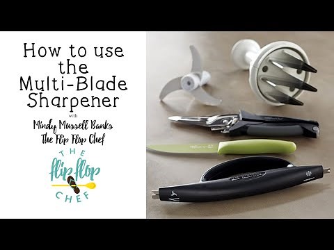 How to use The Multi Blade Sharpener from Pampered Chef