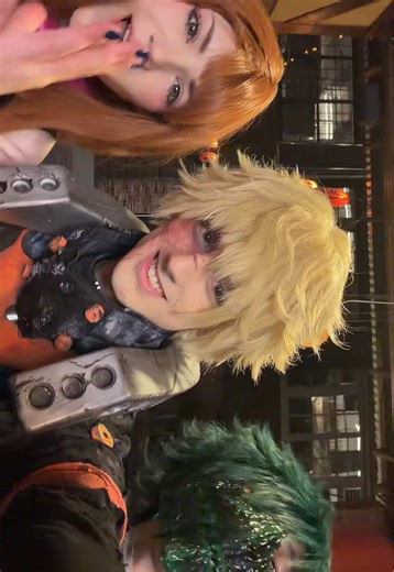 I be like gang @Ryancosplays @(wall) Maria🧣 #mha #cosplay #fyp #bakugou #bnha