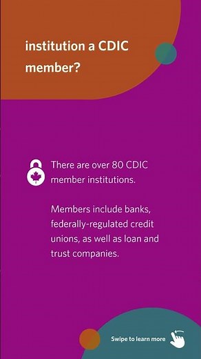 CDIC 101: 🏦 Bank with peace of mind 💰