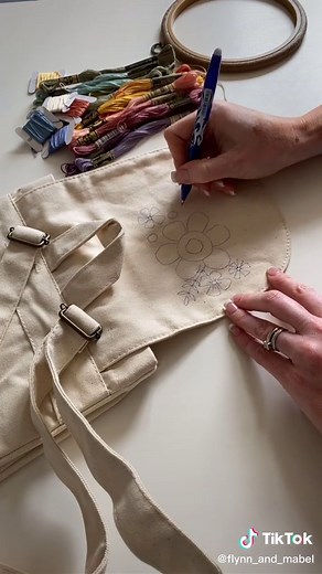 Embroidery Stitch Tutorial: Creating a Beautiful Backpack Design