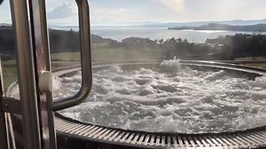 10K views · 178 reactions | What a beautiful day to be sipping some bubbly in our Outdoor Canadian Hot Tub, overlooking Sheephaven Bay That view is just breathtaking! | Shandon Spa | Facebook