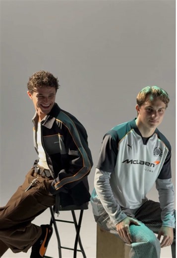 Our duo @PUMA = 🤩 #RaceLouder #McLarenRacing #McLarenF1 | mclaren