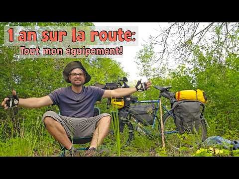 1 AN sur la ROUTE : mon équipement complet de voyage à vélo