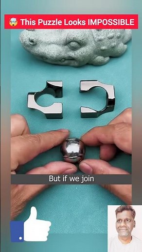 🤯 IMPOSSIBLE Puzzle Solved! How to Fit a Sphere Inside a Cube! | Brain Teaser Short