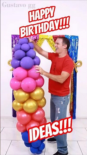 ✨ Original HAPPY BIRTHDAY Decoration 🎈🥳 Birthday decoration ideas at home 🥳 Balloon decoration ideas