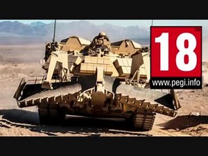 【衝撃映像】M1 エイブラムスのお仕事：地雷撤去作業