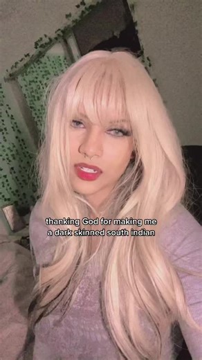 Blonde Wig and Blue Contacts Transformative Look #NotWhite