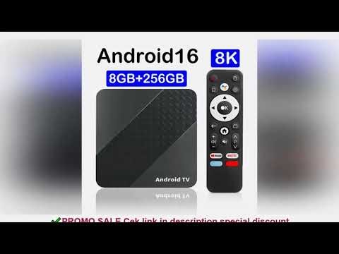 TV Box X10 Smart Android 16 TV Box RK3518 Dual Wifi 5G Wifi6 Google Assistant Netflix 8K 32GB 64GB 1