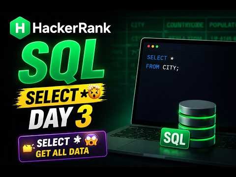 SQL Day 3 🚀 | SELECT * Basics Explained