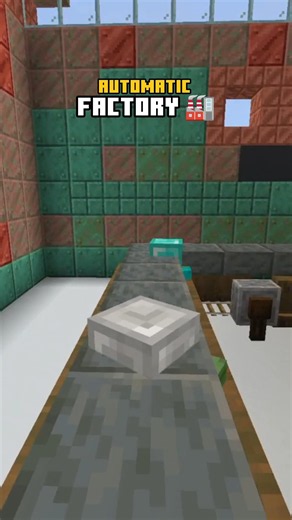 real factory machine 🏭 try now in your world #minecraft #minecraftbuilding #minecrafttutorial #short