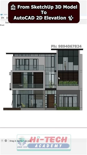 How to Export SketchUp Model to AutoCAD 2D | SketchUp to DWG Tutorial