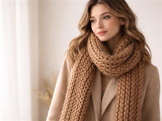 Scarf Knitting Pattern – Beginner Easy Scarf PDF - Etsy