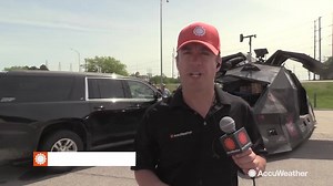 'I thought that was dirt': Reed Timmer Extreme Meteorologist reflects on his wild storm chase Friday when he got caught in a tornado. | AccuWeather