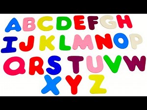 ABC LETTERS for KIDS with PLAY-DOH! (Easy English Alphabet ABC's)