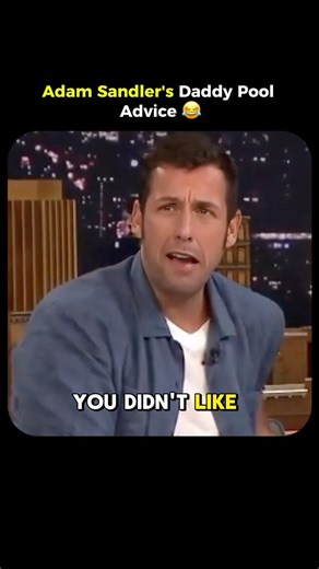 Adam Sandler's Funniest Swimming Advice 😂 #shorts