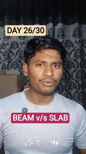 Slab vs Beam: Who carries the Load? 🏗️ Day 26/30 #facts
