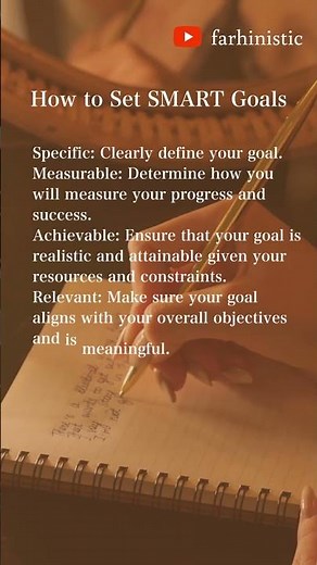 How to Set SMART Goals