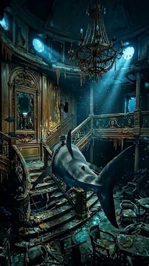 GoPro Shark Swims Through Titanic