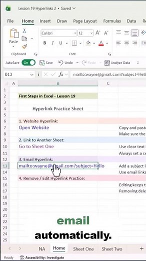 📧 Send Emails Straight from Excel | Excel for Beginners