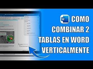 Como combinar dos tablas en Word verticalmente