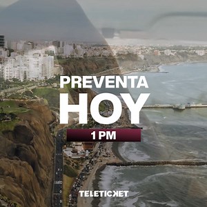 ¡Ya inició la preventa para Beéle! 🌊😎🎤 Llegó el momento de ser parte de este tour esclusivo y poder escuchar en vivo las canciones del momento, como Frente al mar, Morena, Mi refe, y muchos más hits 🎵✌️ 📣 Aprovecha el 20% dto. en tus entradas, con cualquier medio de pago, hasta el 17 de enero 🎫 Entradas por nuestra web 👉 https://tinyurl.com/2t9f4svk | Teleticket