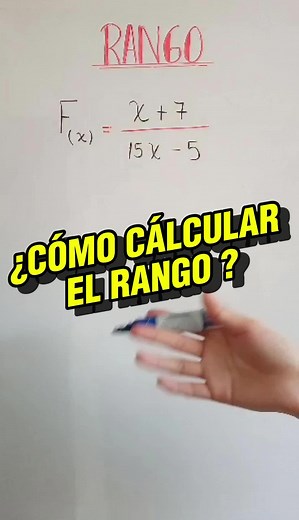 Cómo hallar el rango de una función en matemáticas