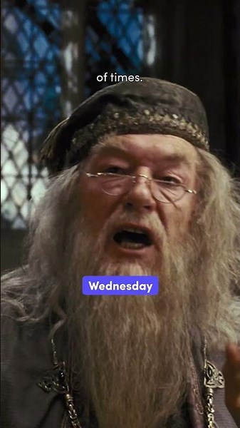 Harry Potter moments as days of the week #HarryPotter