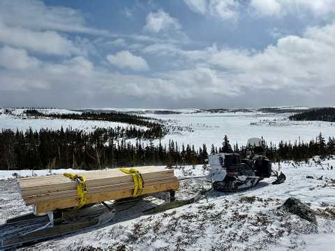 Three days hauling gear to an outfitting lodge!