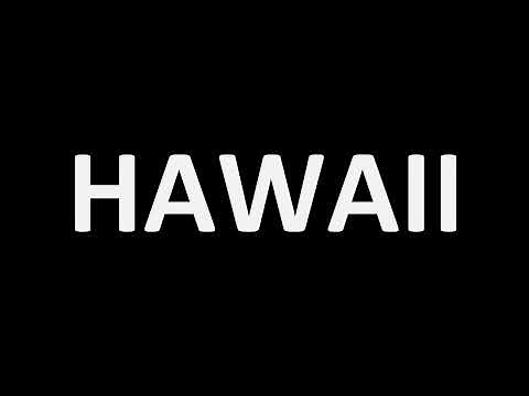How to Pronounce HAWAII