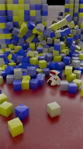 robot destruction blender eevee animation 6