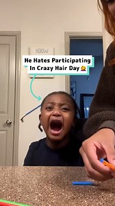 Childs huge meltdown over crazy hairstyle 😨👨‍🎤 | Craft Factory