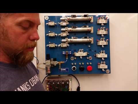 Pneumatics Lab 10_Memory Circuit using a 5/2 Valve