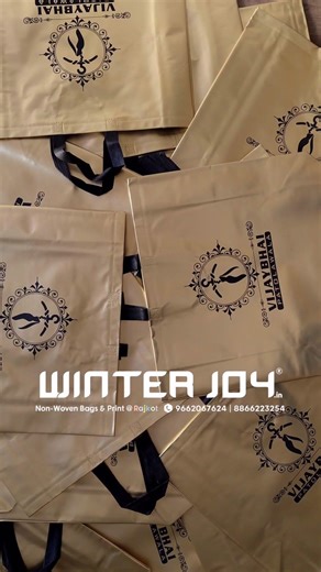 Non Woven Laminated Box Bag ( 110 GSM ) Contact 8866223254 #bagcustomization #bopp