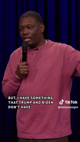 Michael Che is running for president 😂 #FallonTonight #TonightShow #MichaelChe #StandUp