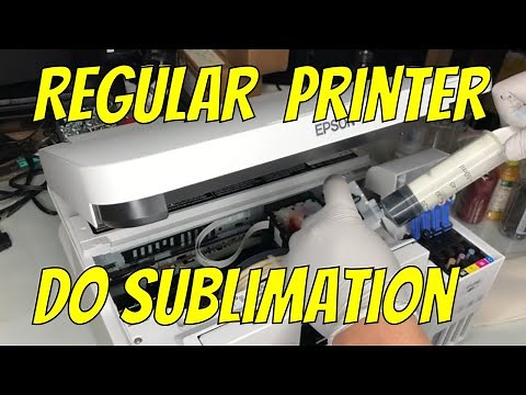 This Epson EcoTank can be converted into a Sublimation printer